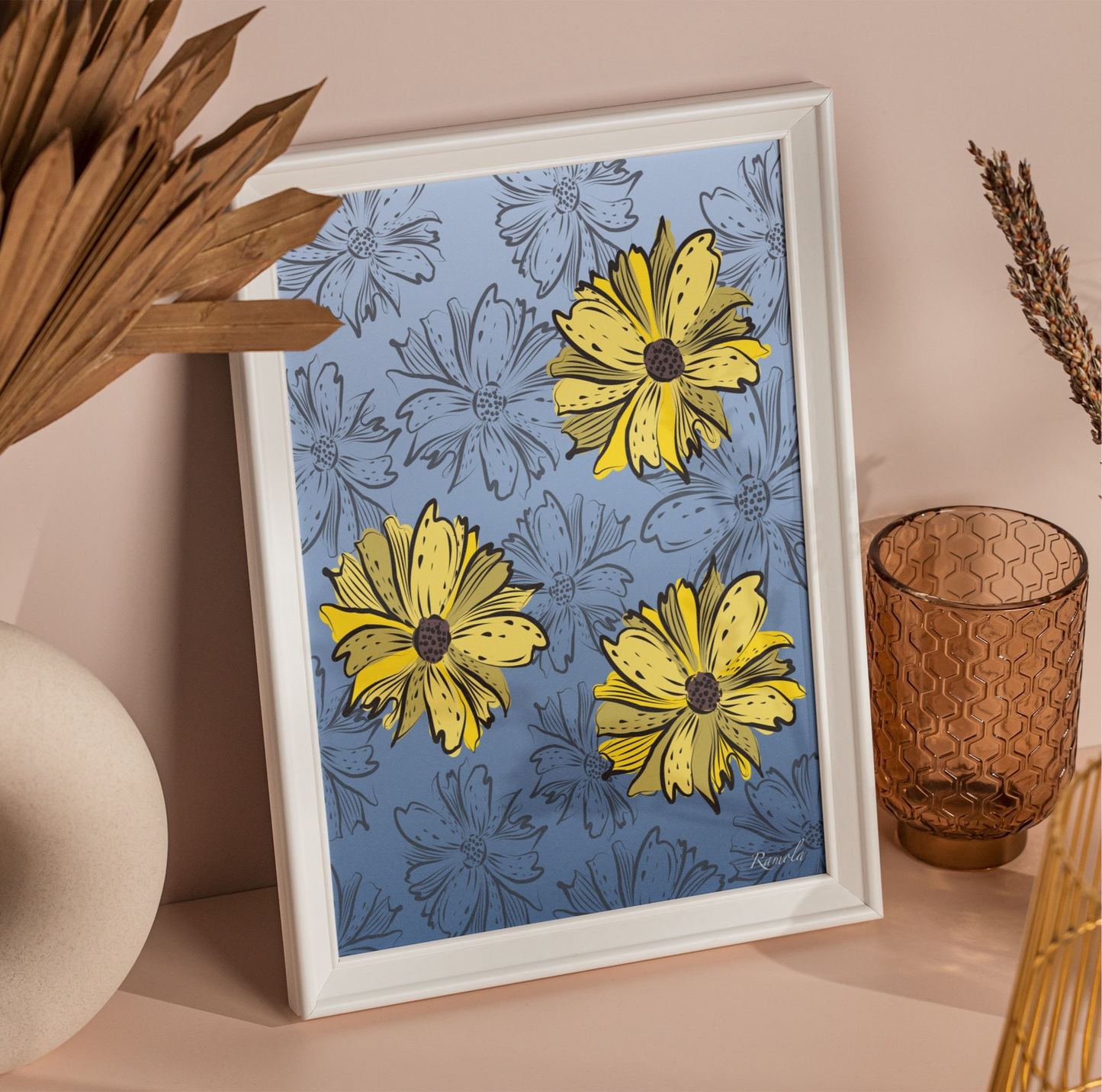 Summer Party art print on 100% recycled paper