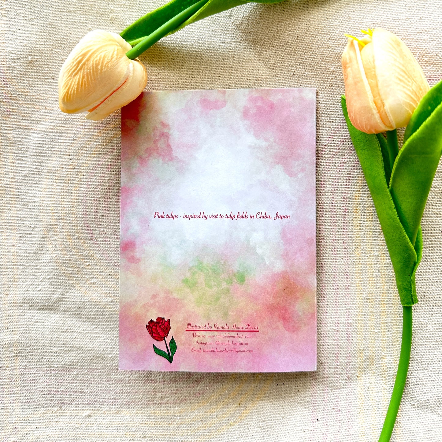 Card with Tulips