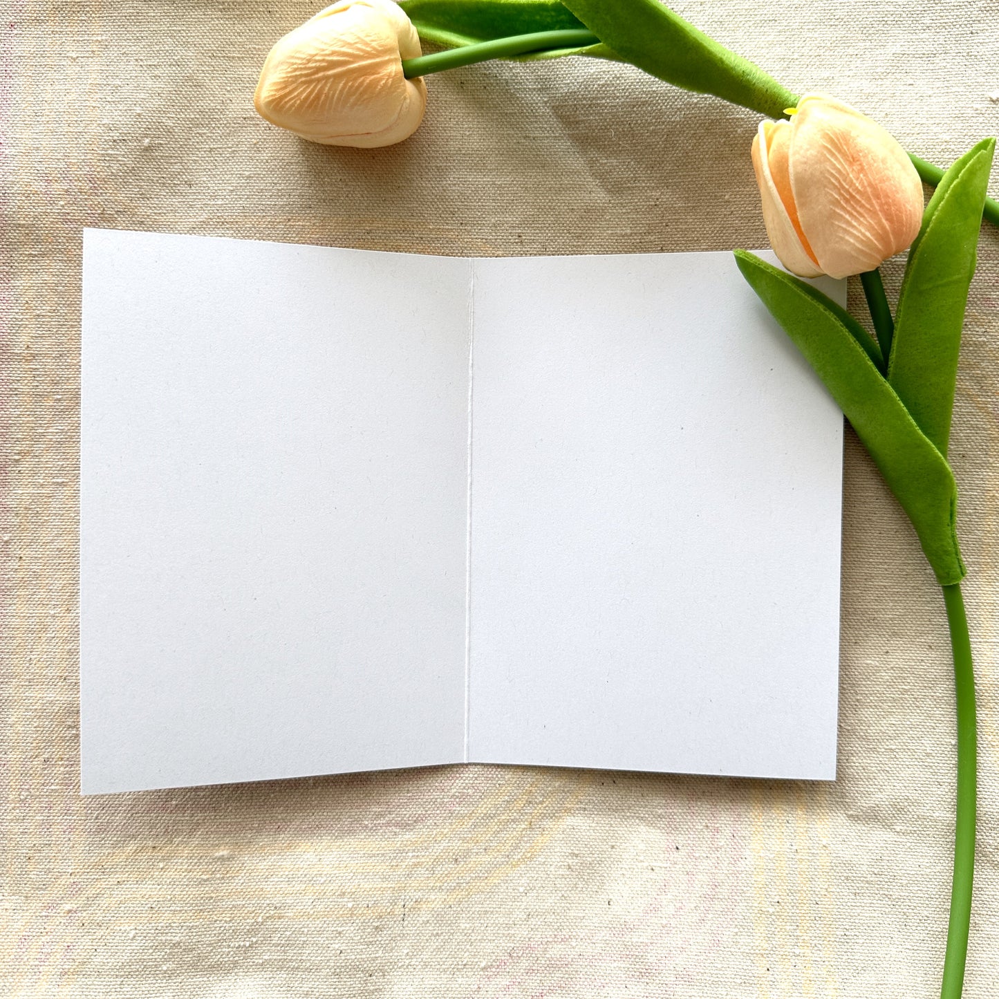 Card with Tulips