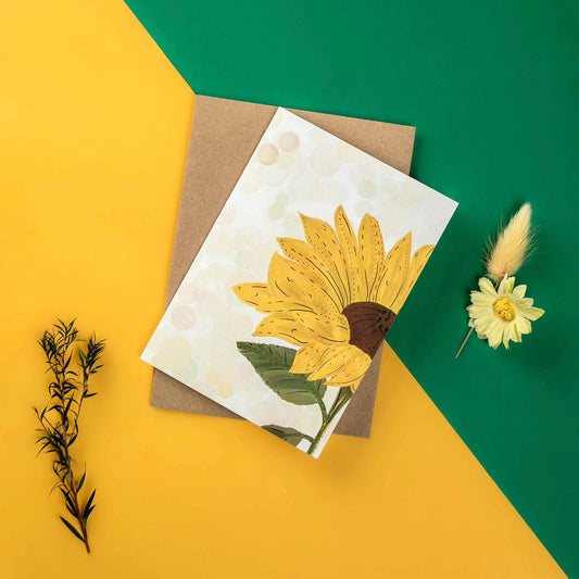 Sunflower card