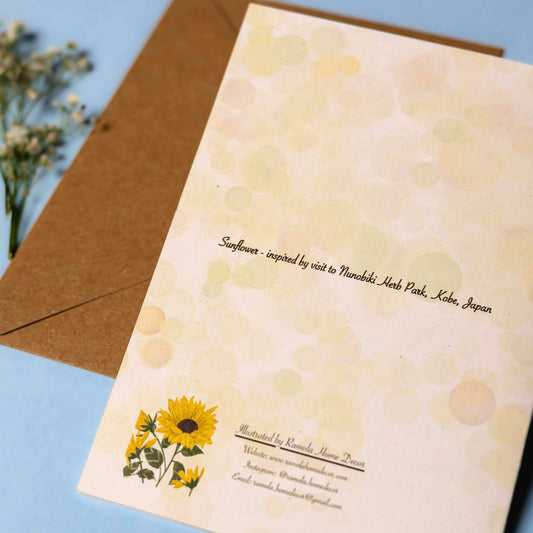 Card with Sunflowers