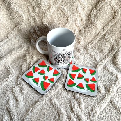 Watermelon coaster: Single