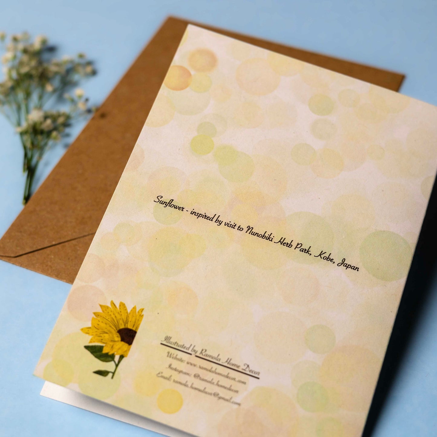 Sunflower card