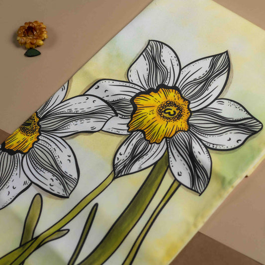 Daffodil tea towel
