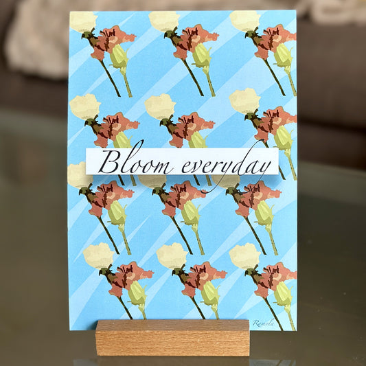 Bloom Everyday art print on 100% recycled paper