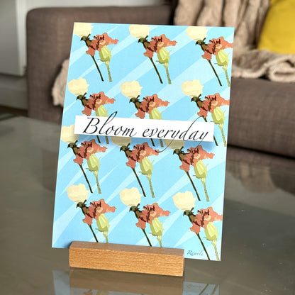 Bloom Everyday art print on 100% recycled paper