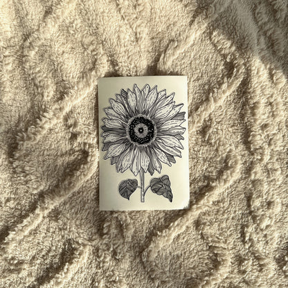 Sunflower stickers: Set of 3