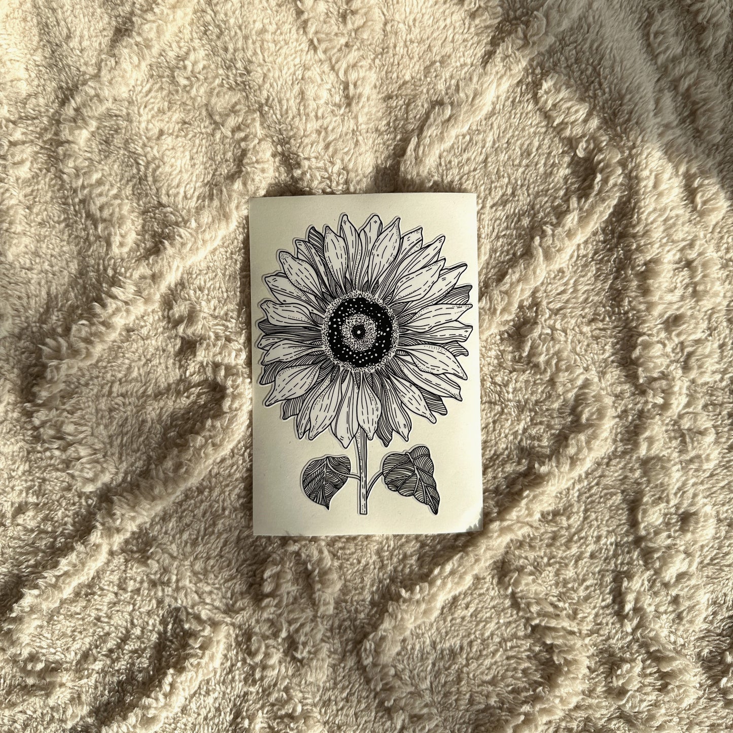 Sunflower sticker: Medium