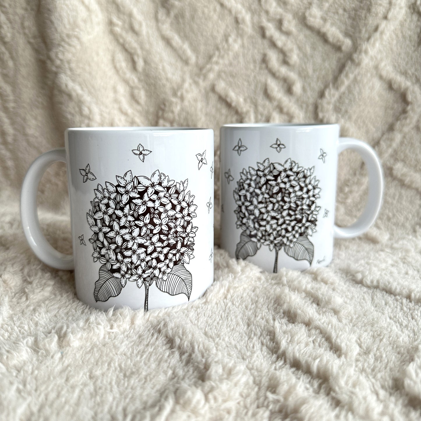 Hydrangeas mug