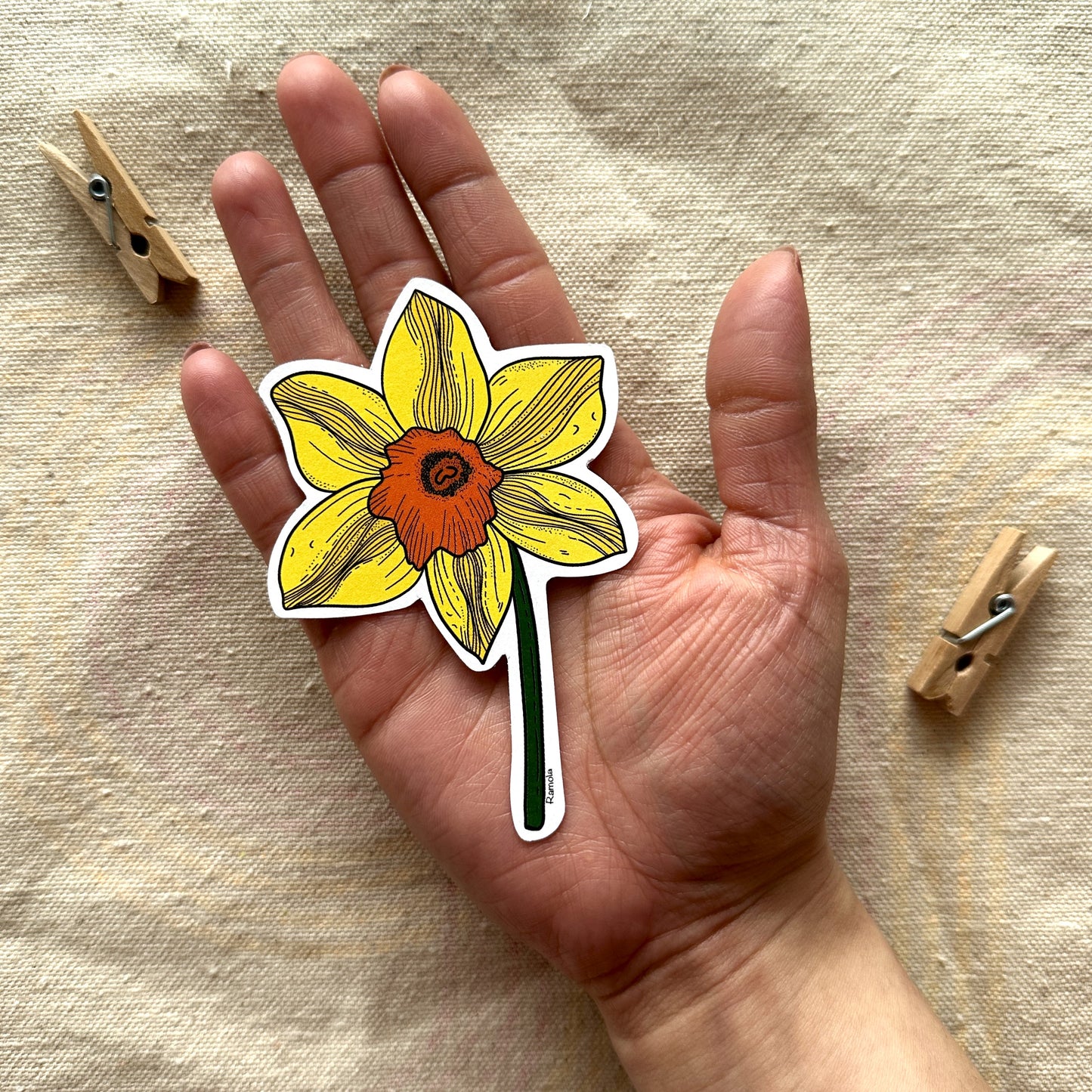 Daffodil sticker