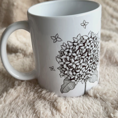 Hydrangeas mug