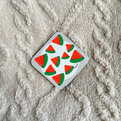 Watermelon coaster: Single